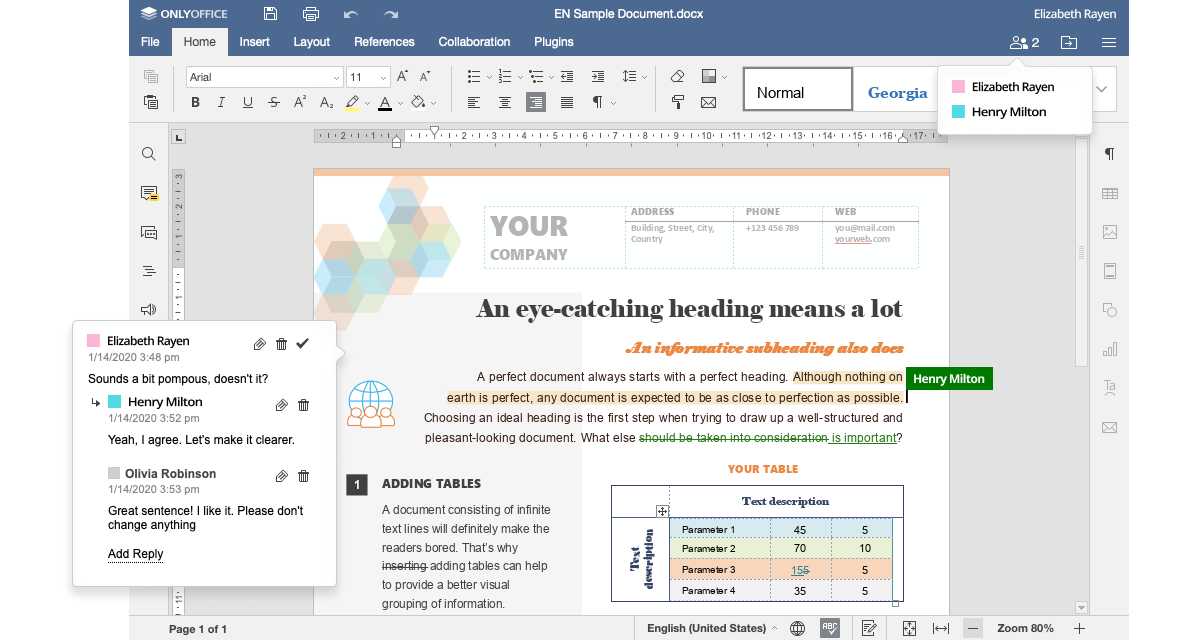 OnlyOffice Document Editor